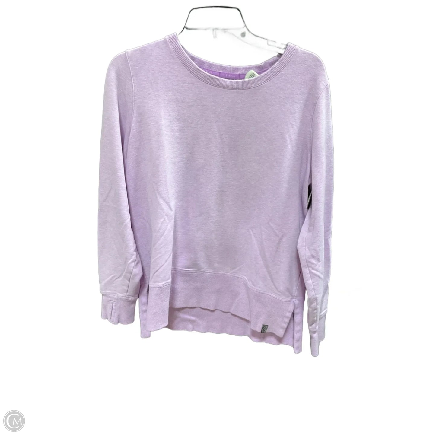Athletic Sweatshirt Crewneck By L.l. Bean In Purple, Size: M