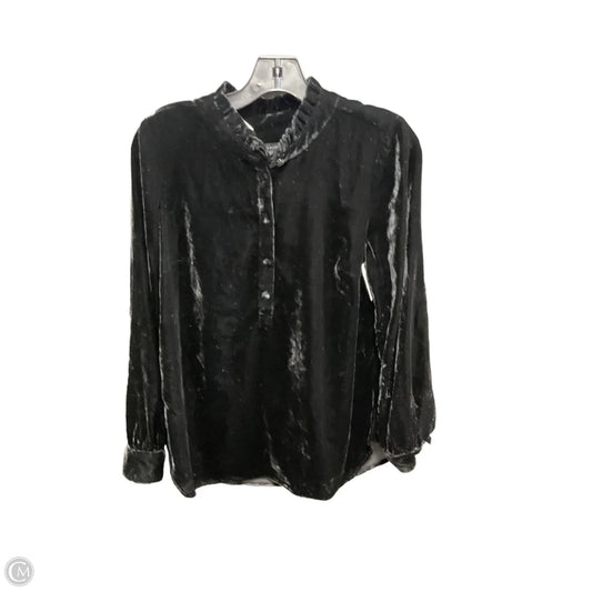 Top Long Sleeve By Talbots In Black, Size: M