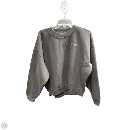 Athletic Sweatshirt Crewneck By Dkny In Black, Size: M