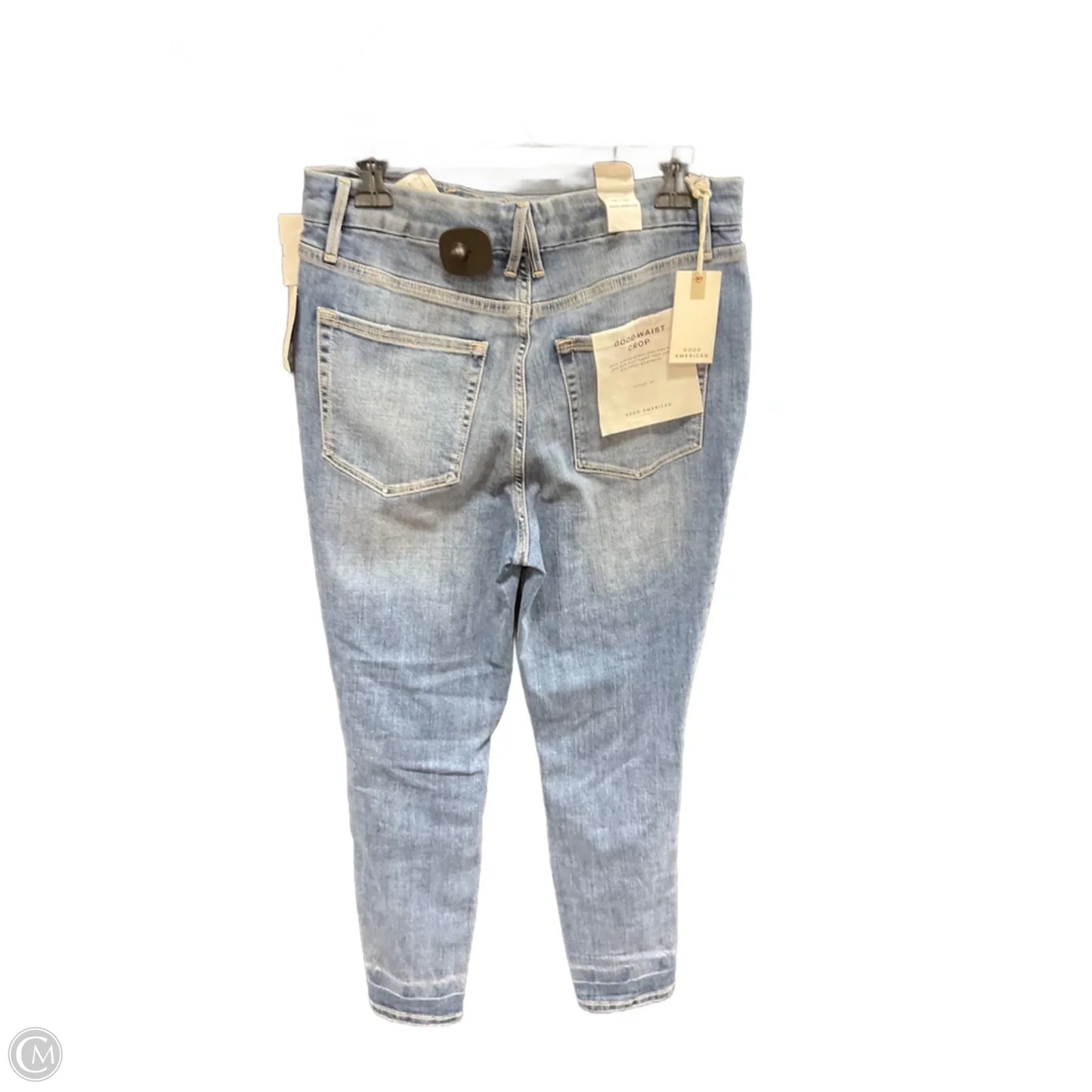 Jeans Cropped By Good American In Blue, Size: 14