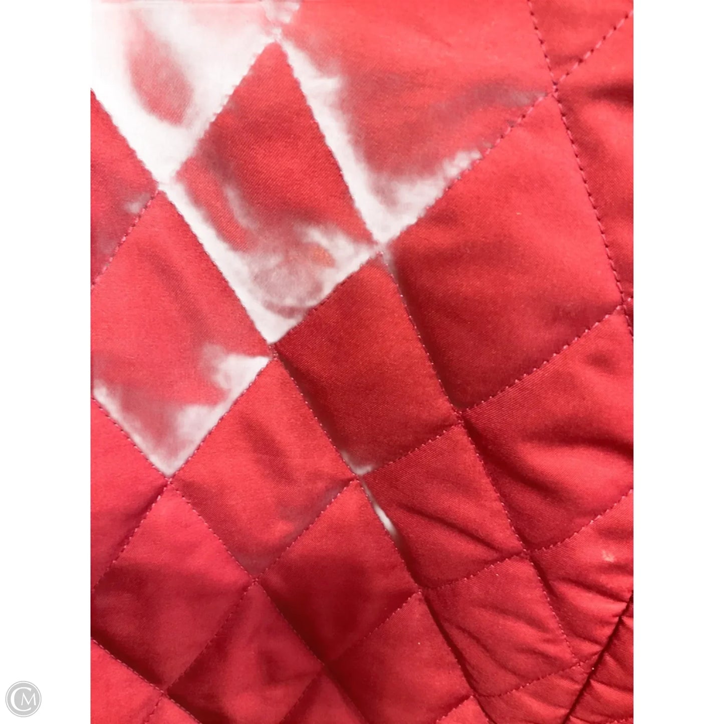 Coat Luxury Designer By Burberry In Red, Size: M