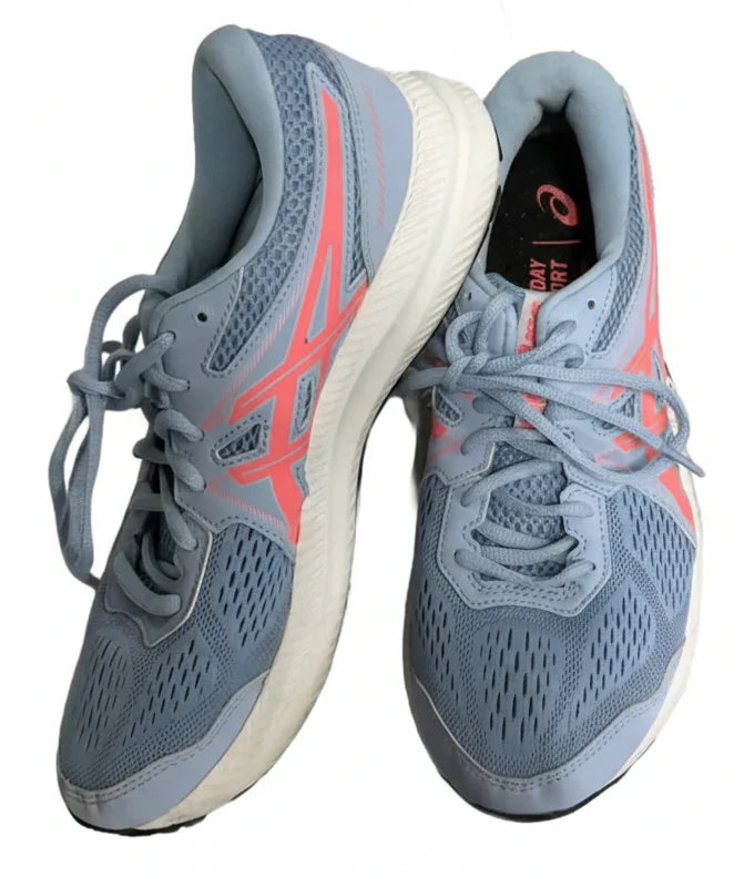 Shoes Athletic By Asics In Blue & Orange, Size: 9.5