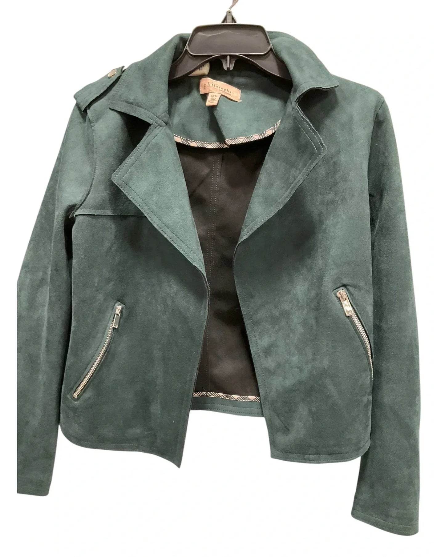 Jacket Other By Philosophy In Green, Size: Xs