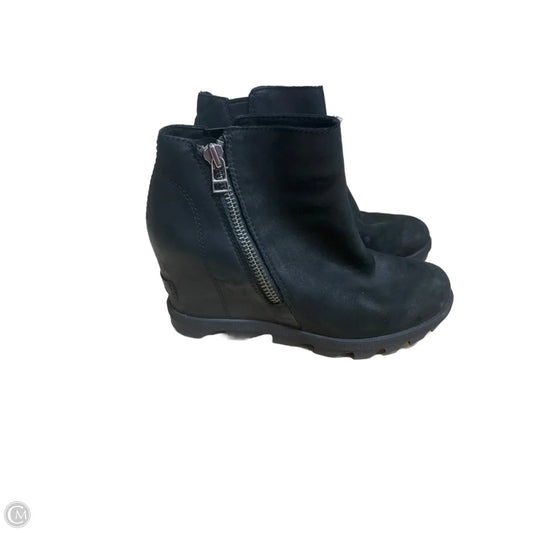 Boots Ankle Heels By Sorel In Black, Size: 6