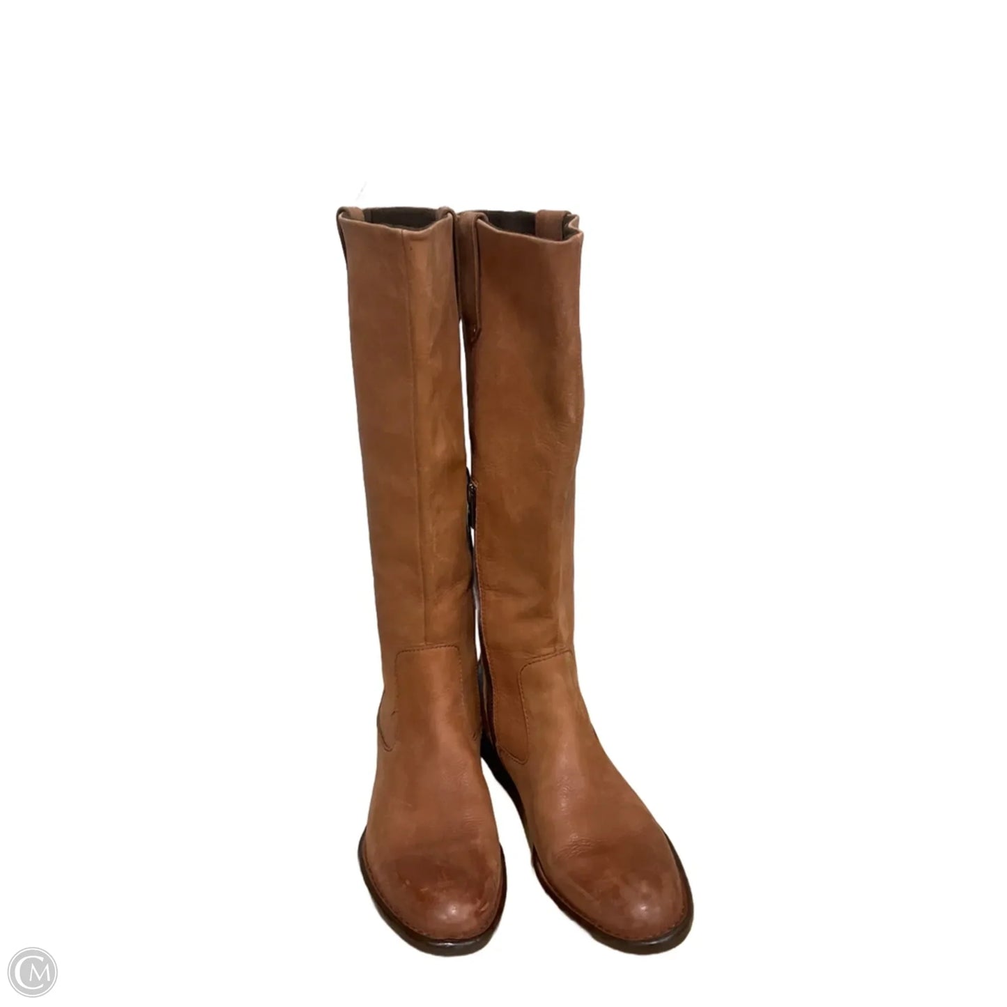 Boots Knee Flats By Born In Orange, Size: 6