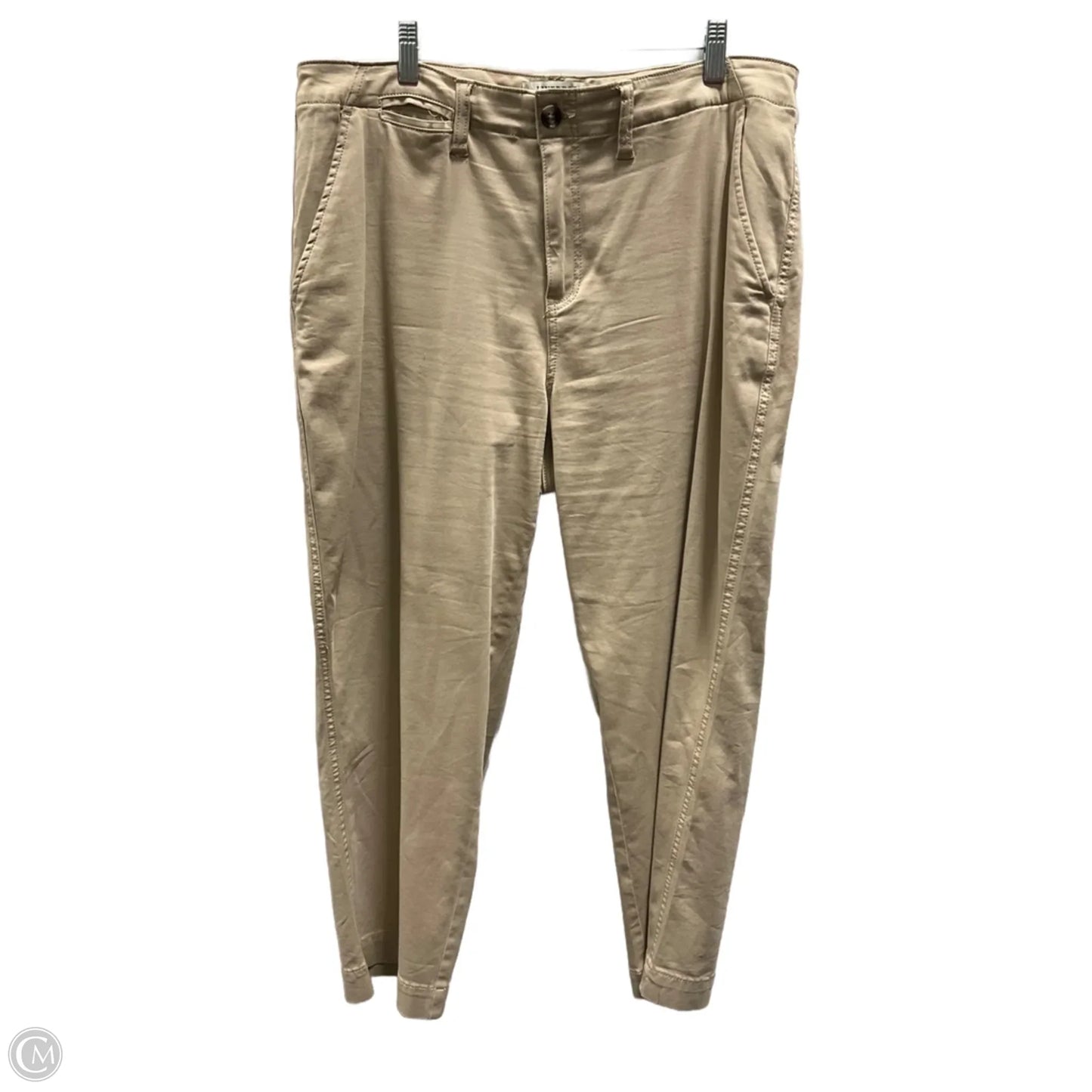 Pants Cropped By Liverpool In Tan, Size: 14