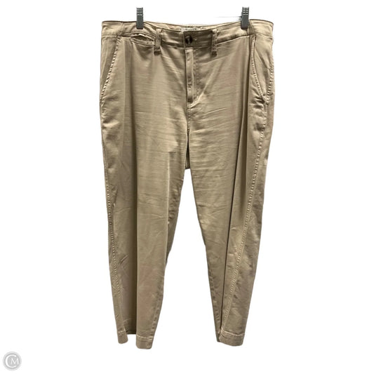 Pants Cropped By Liverpool In Tan, Size: 14