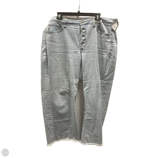 Jeans Wide Leg By Not Your Daughters Jeans In Blue, Size: 16