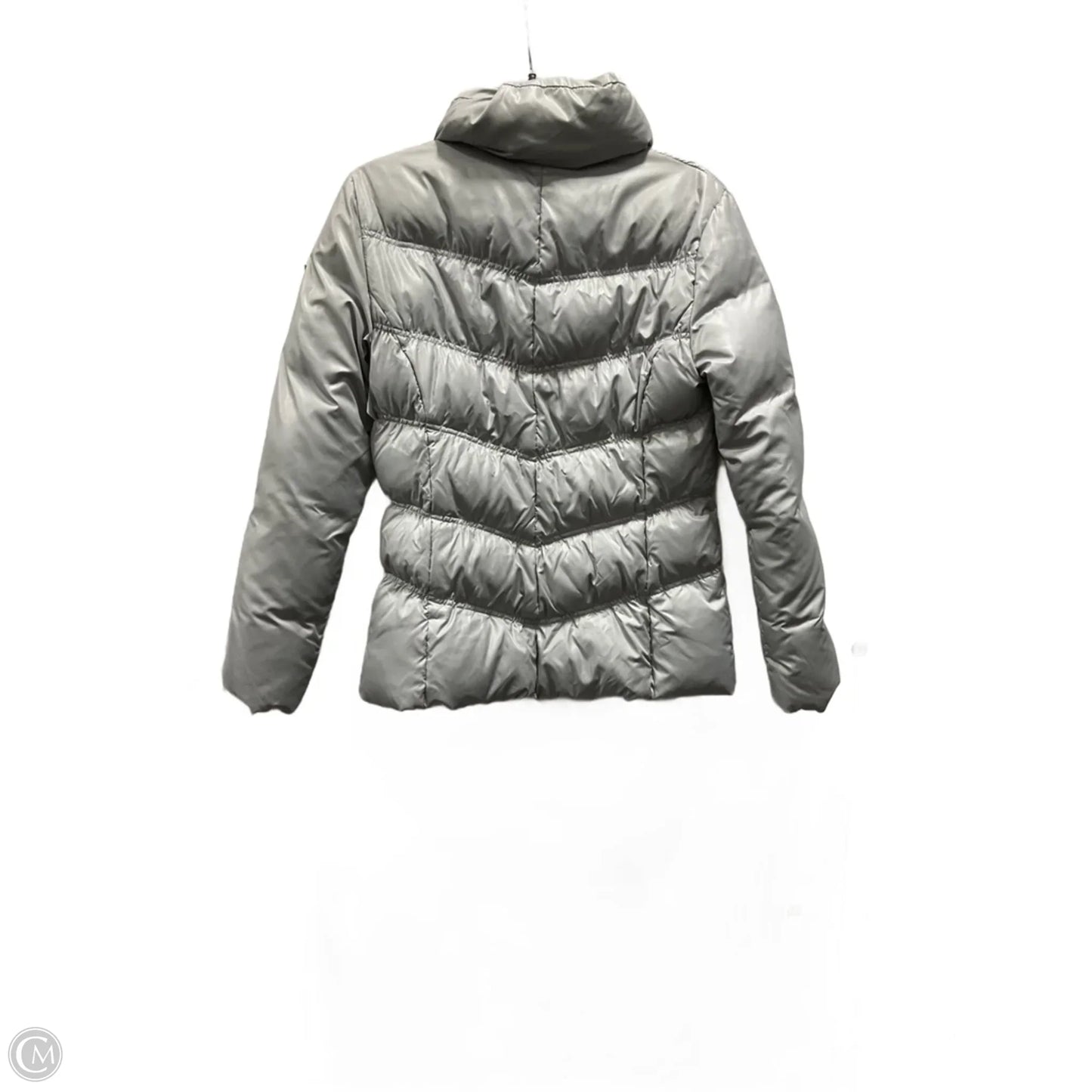 Coat Puffer & Quilted By Guess In Grey, Size: M