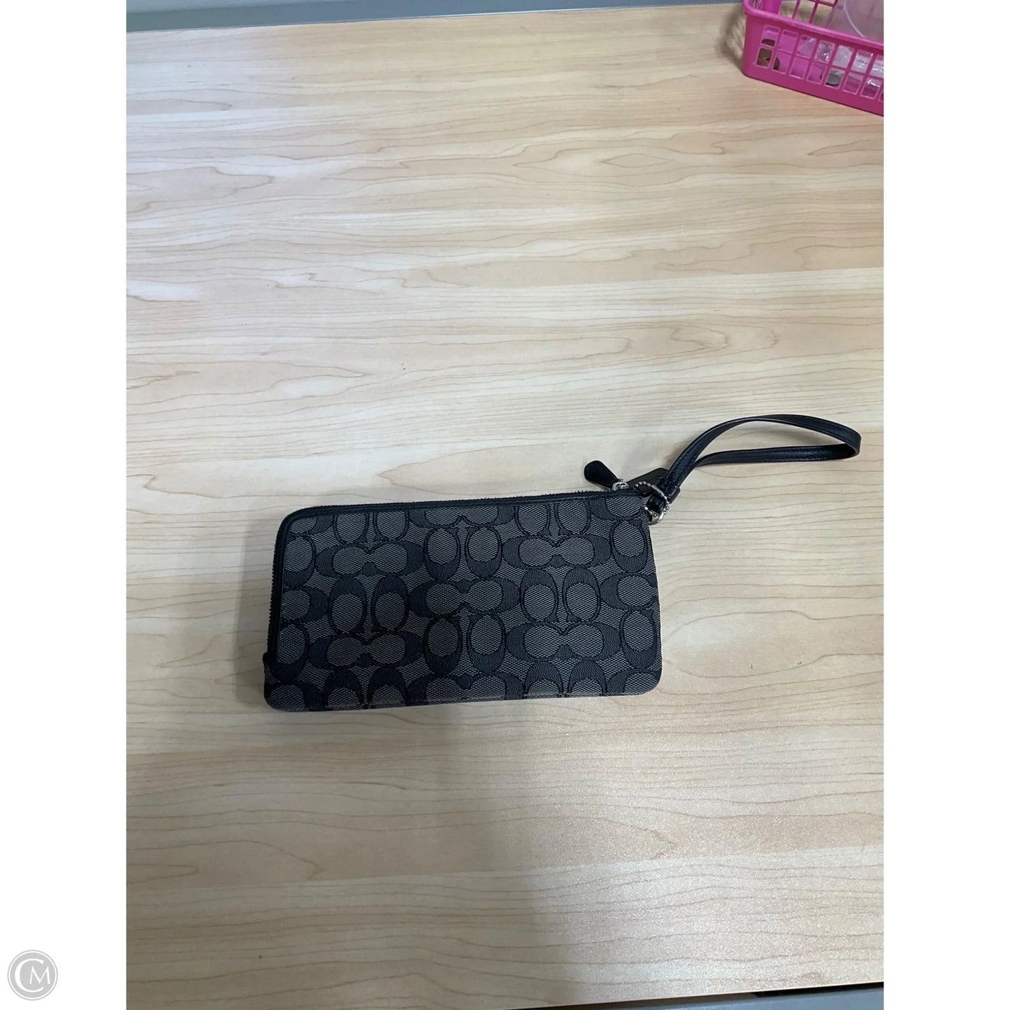 Wristlet Designer By Coach, Size: Large