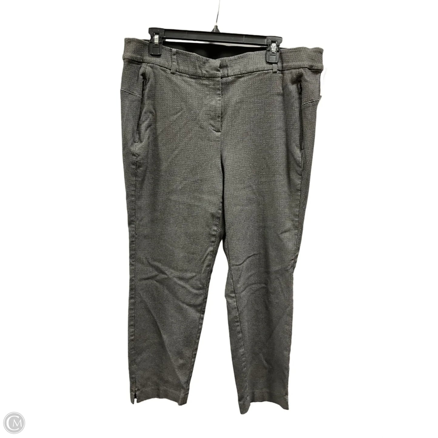 Pants Cropped By Lane Bryant In Black & White, Size: 18