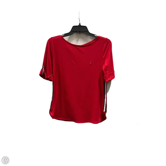 Top Short Sleeve By Tommy Hilfiger In Red, Size: Xs
