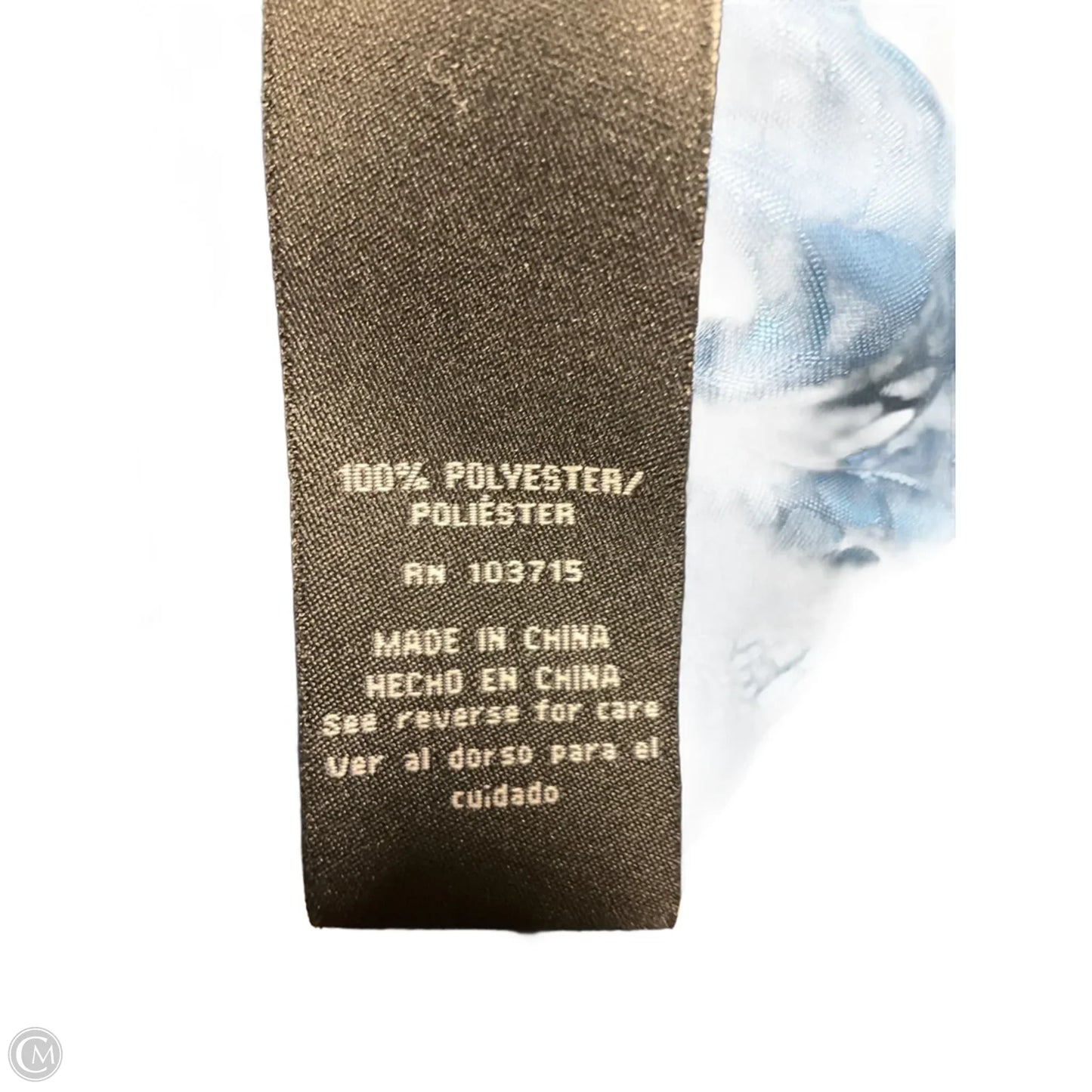Top 3/4 Sleeve By Zac And Rachel In Blue, Size: 3x