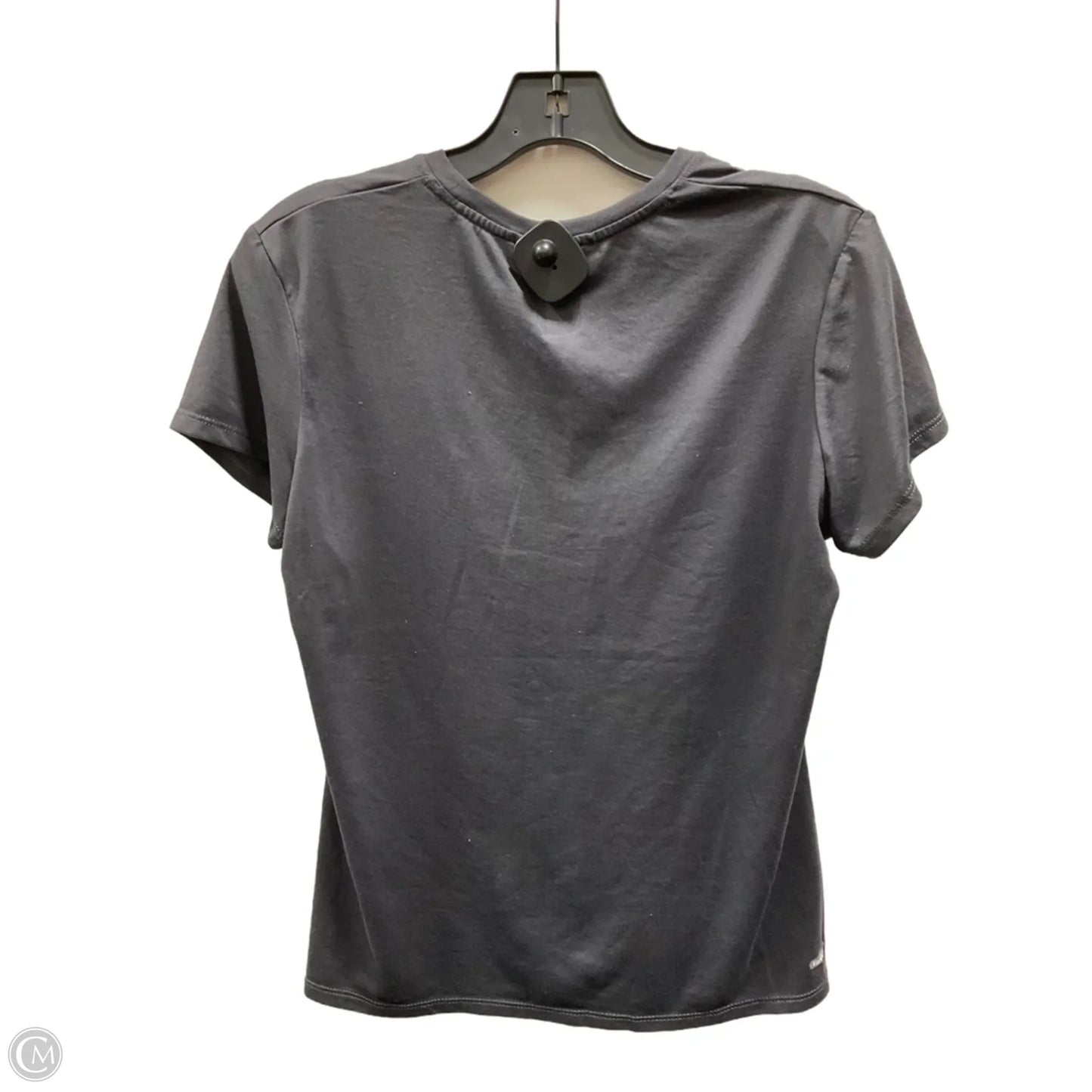 Athletic Top Short Sleeve By The North Face In Grey, Size: L
