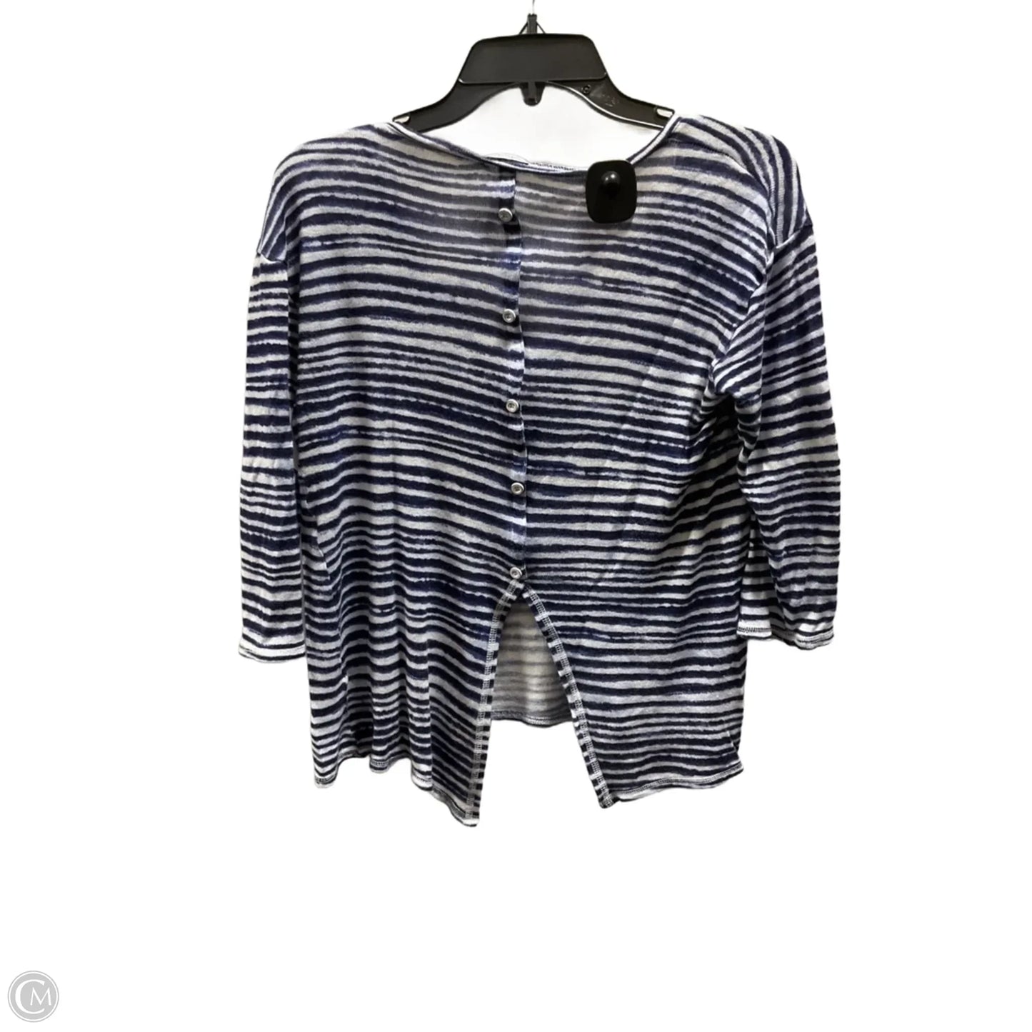 Top 3/4 Sleeve By Splendid In Blue, Size: L