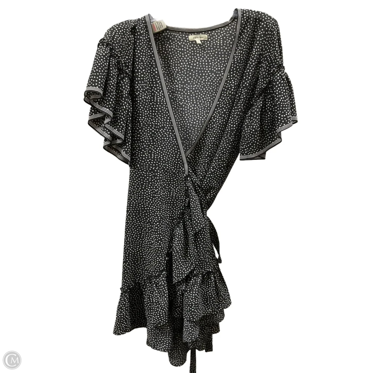 Dress Casual Midi By Max Studio In Polkadot Pattern, Size: S