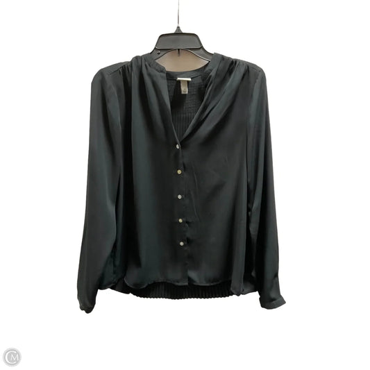 Top Long Sleeve By A New Day In Black, Size: M