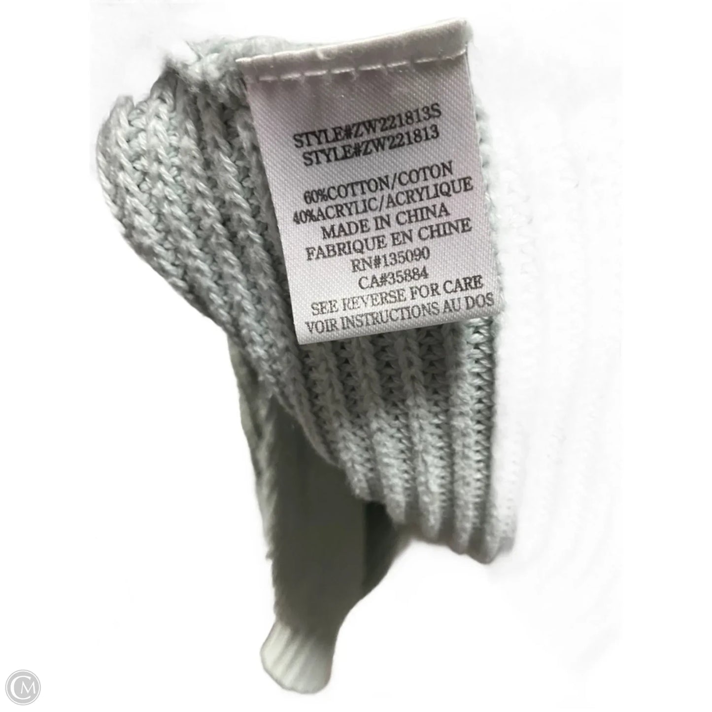 Sweater By Z Supply In Aqua, Size: S