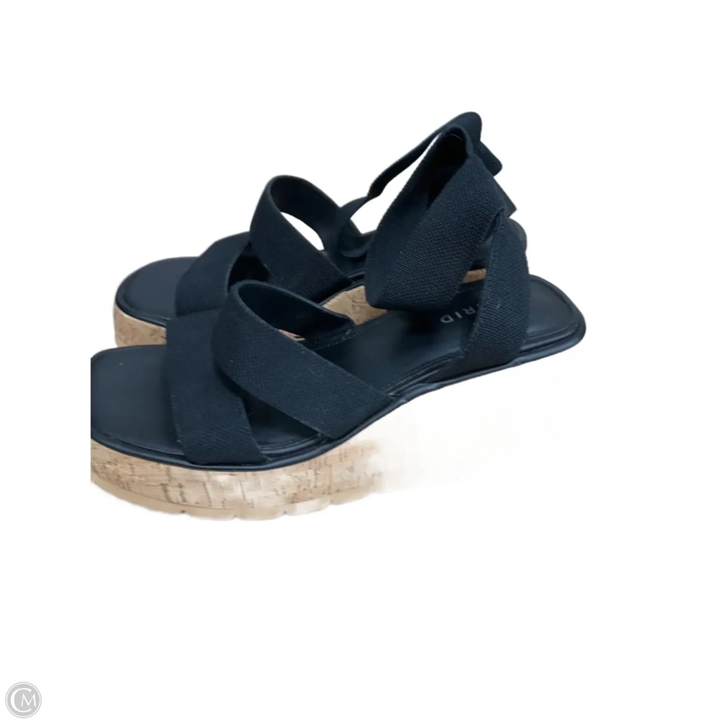 Sandals Heels Platform By Torrid In Black, Size: 8.5