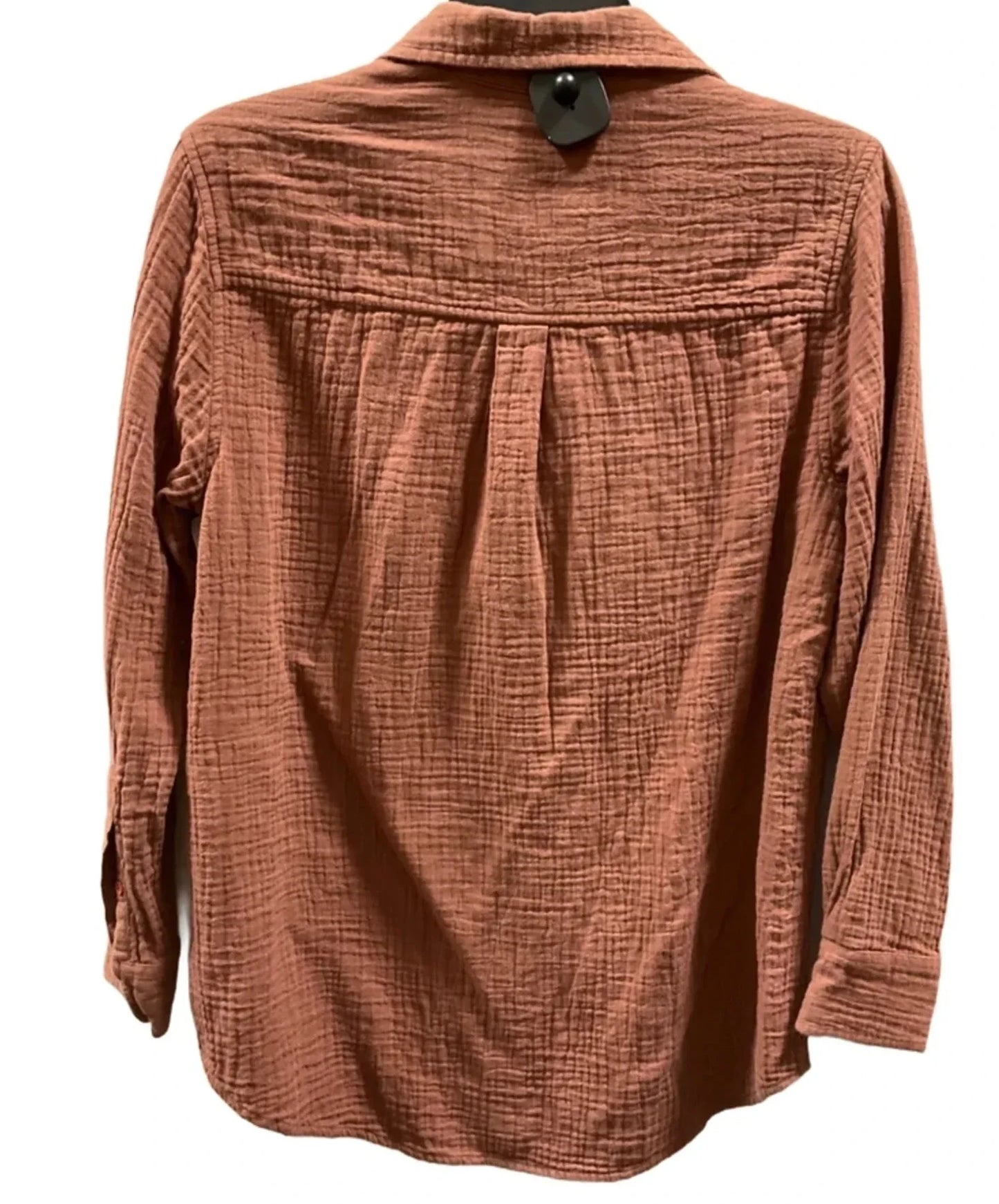 Blouse Long Sleeve By Wilfred In Orange, Size: Xs