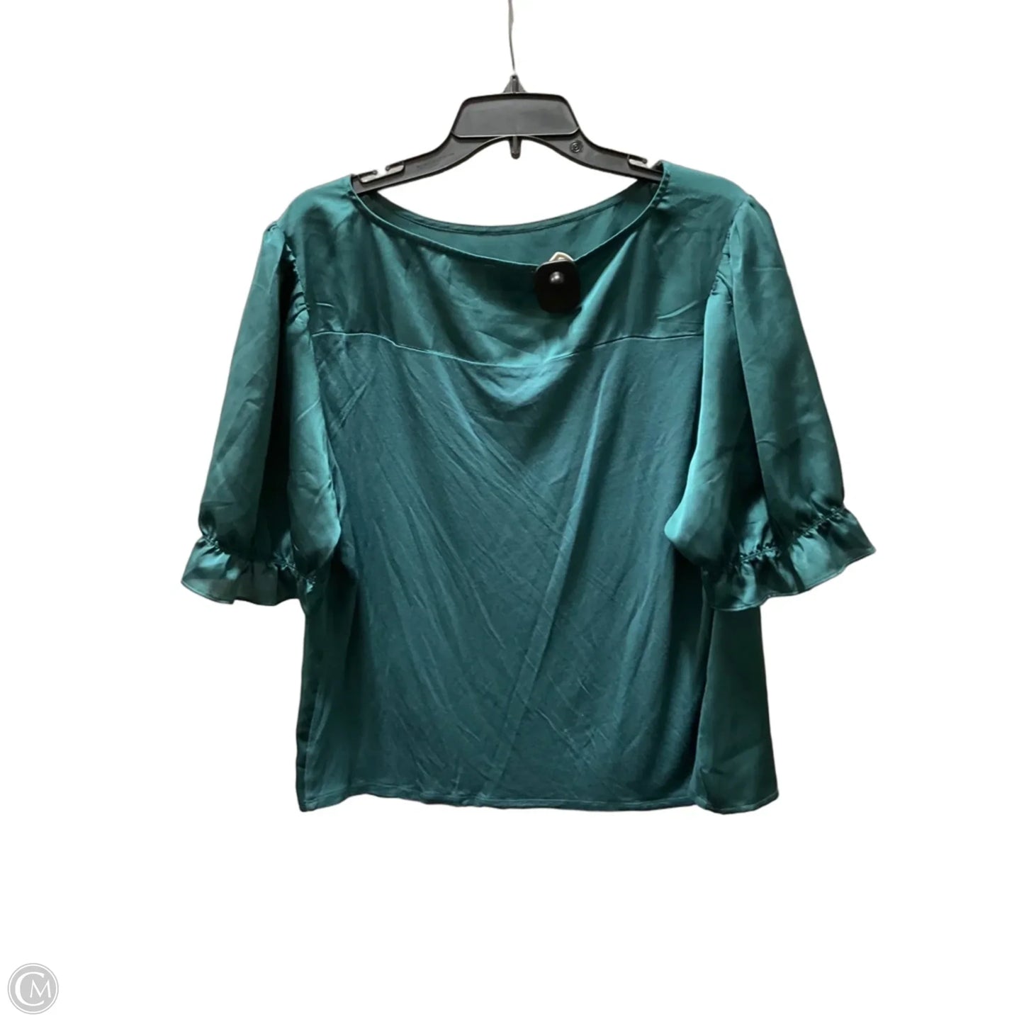 Top Short Sleeve By Loft In Green, Size: Xl