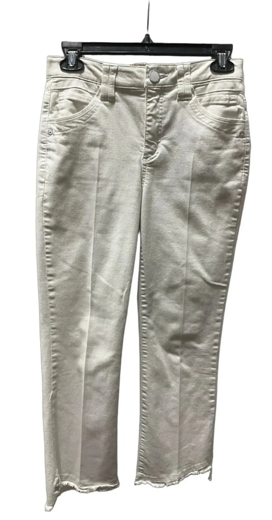 Jeans Straight By Democracy In White, Size: 2