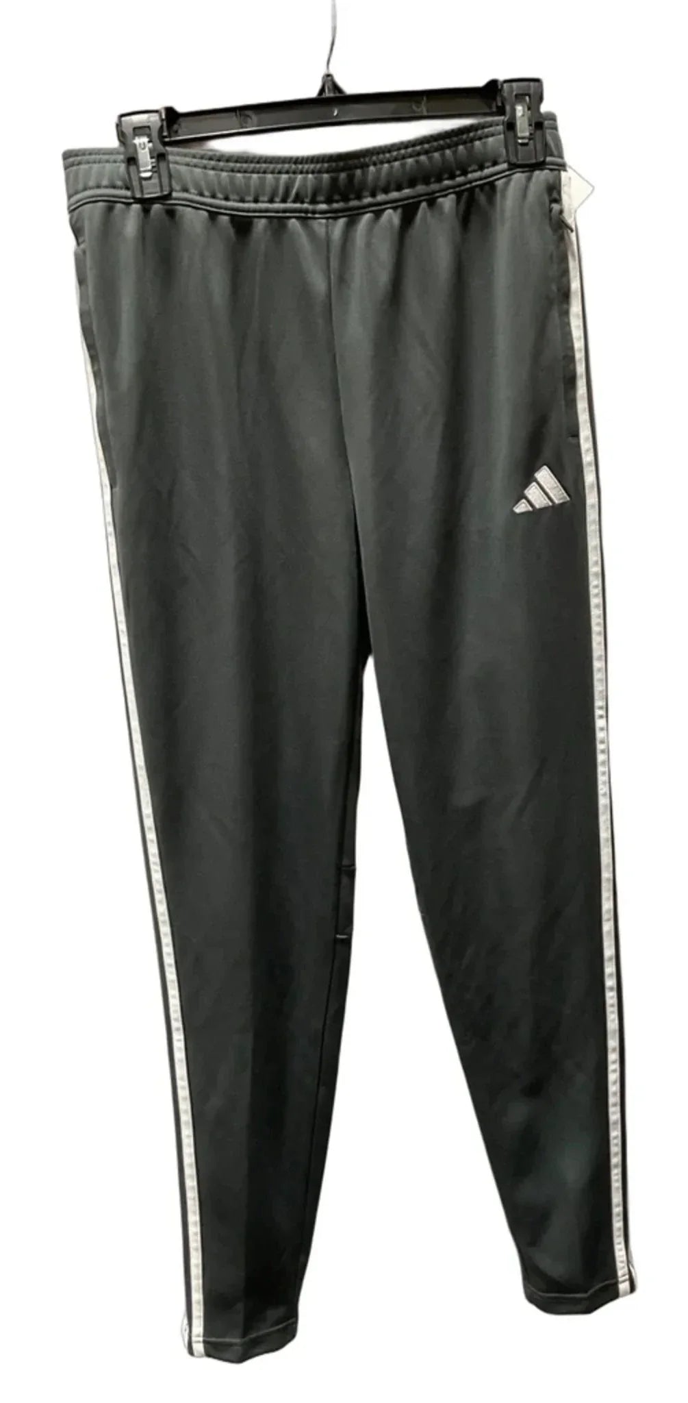 Athletic Pants By Adidas In Grey, Size: M