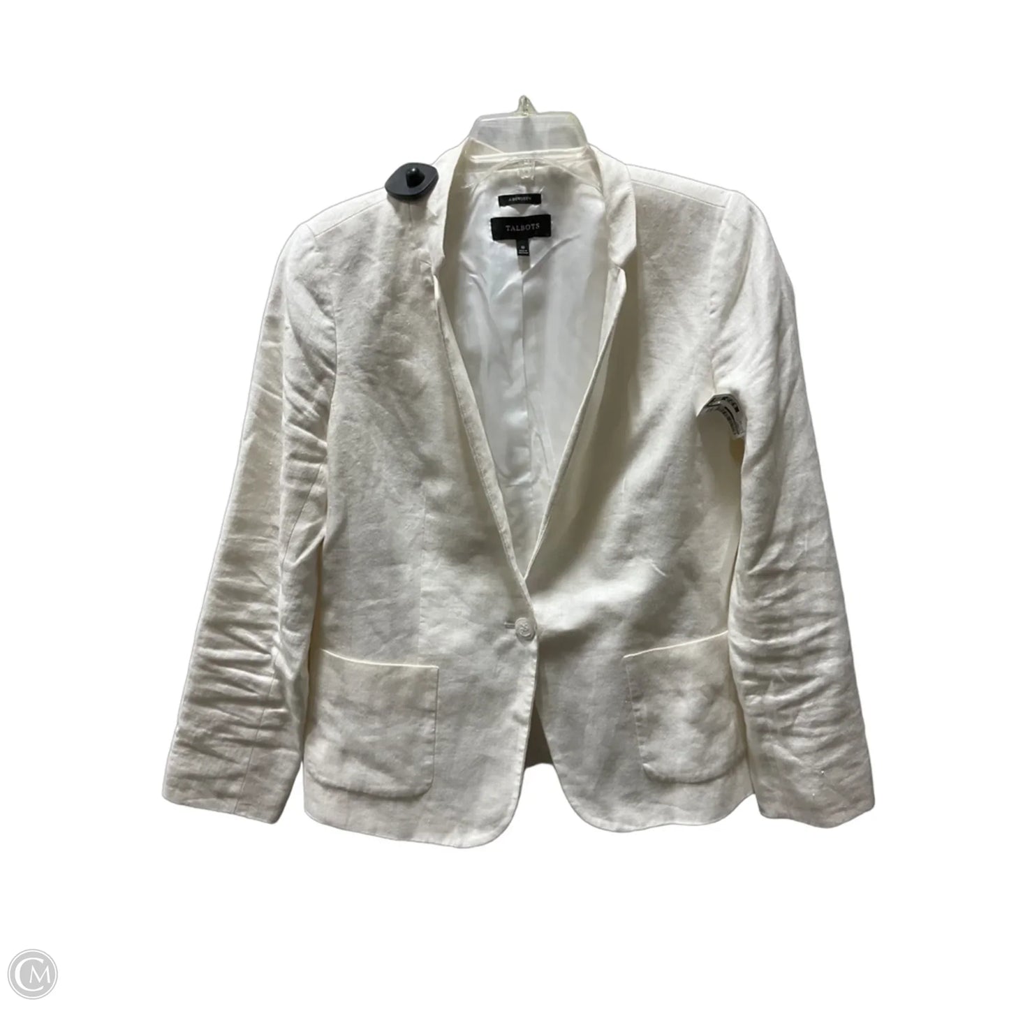 Blazer By Talbots In Cream, Size: 10