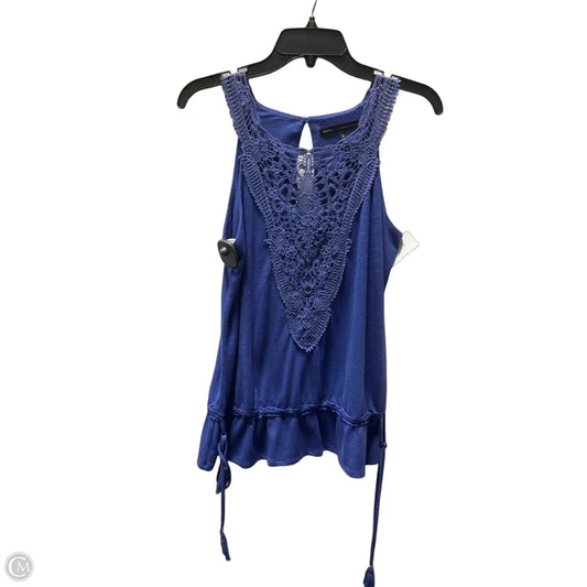 Top Sleeveless By White House Black Market In Blue, Size: M