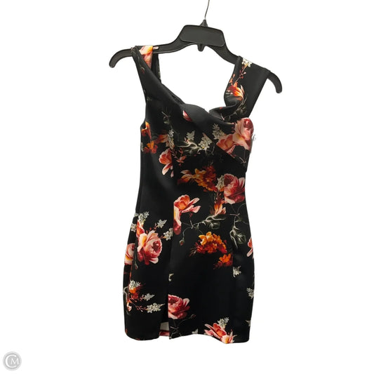 Dress Casual Midi By Guess In Floral Print, Size: S