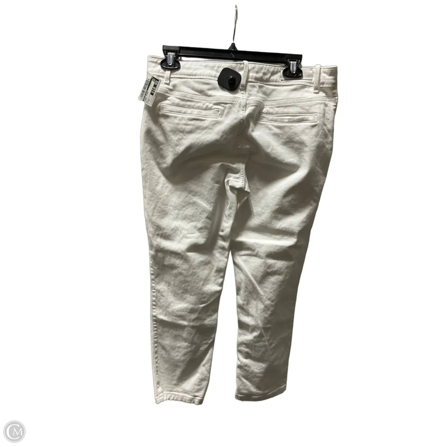Jeans Skinny By Calvin Klein In Cream, Size: 6