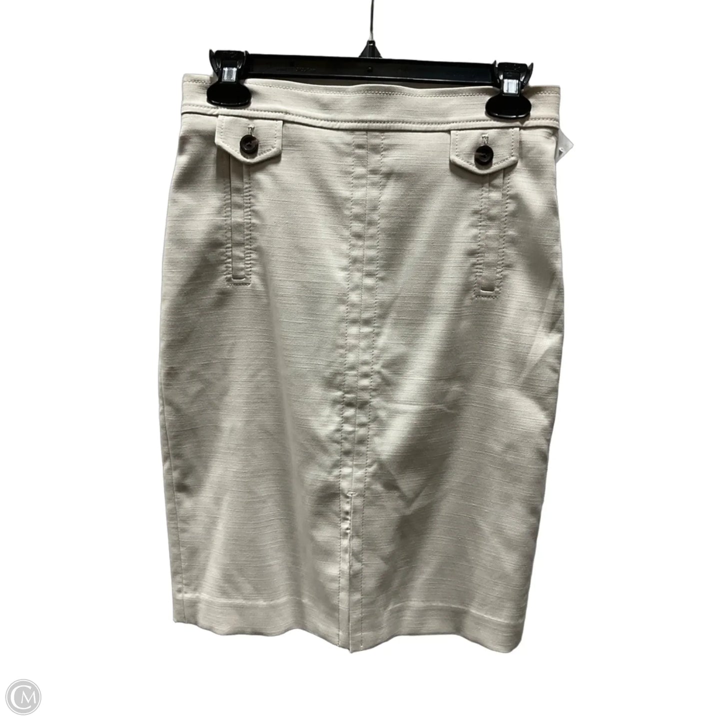 Skirt Midi By Ann Taylor In Beige, Size: 0