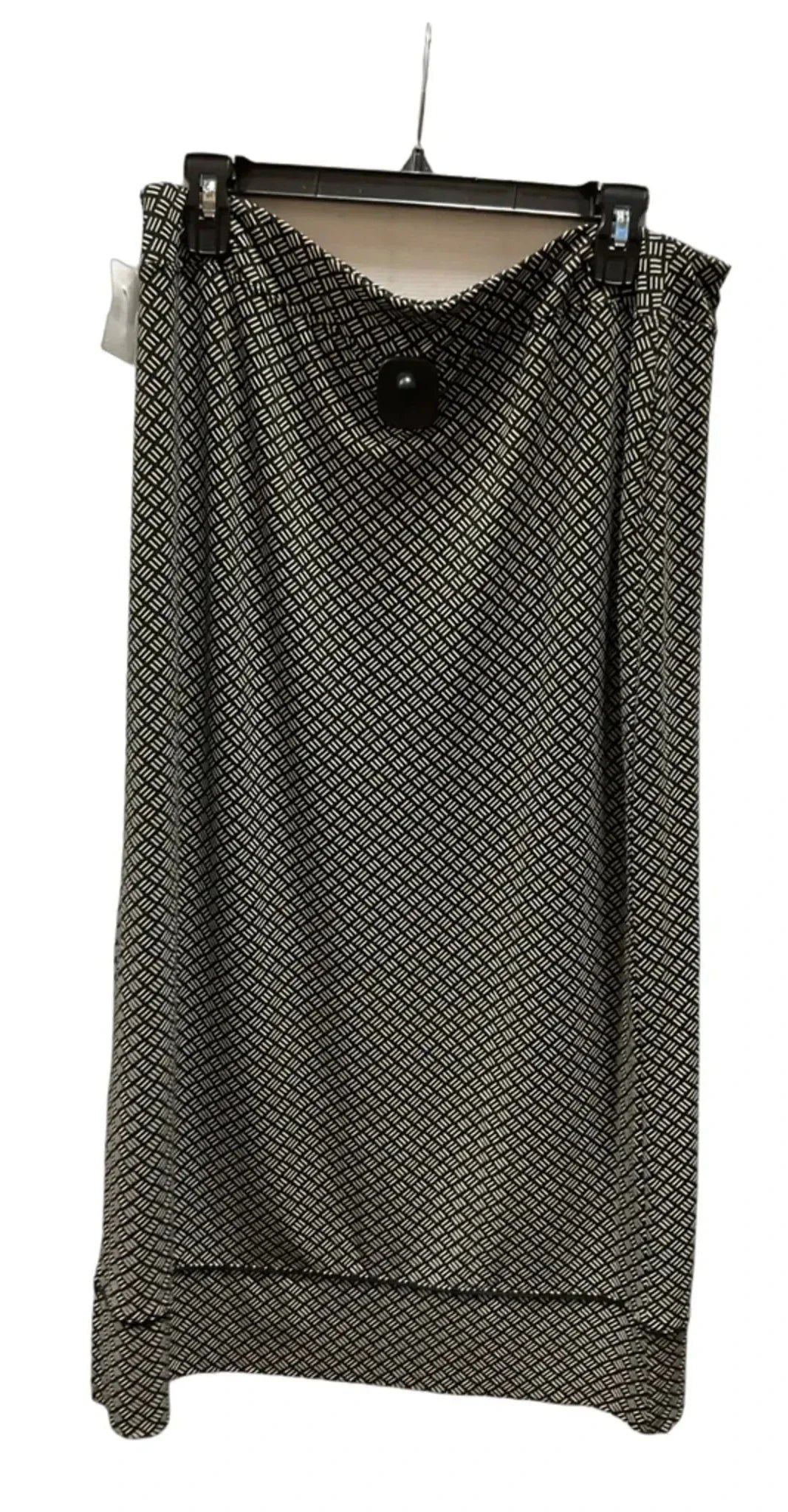 Skirt Maxi By J. Jill In Black & Cream, Size: 8