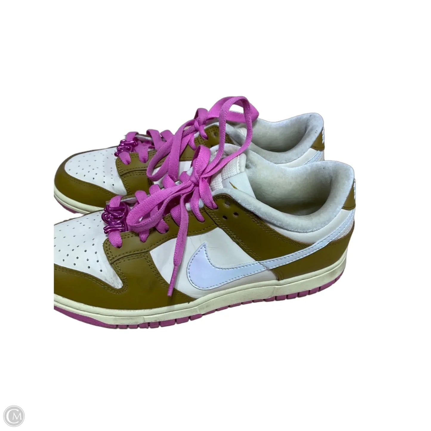 Shoes Athletic By Nike In Brown & Pink, Size: 8