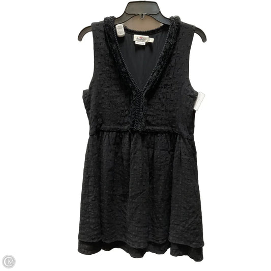 Dress Casual Midi By Vineyard Vines In Black, Size: L