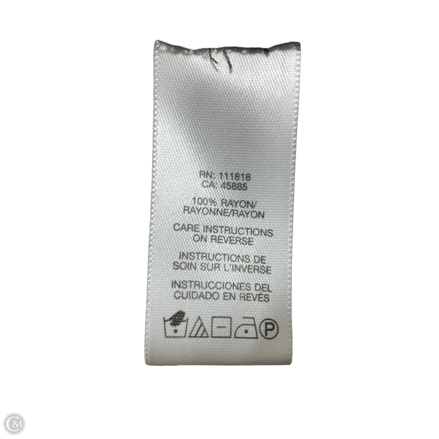 Top Short Sleeve By Michael By Michael Kors In Snakeskin Print, Size: S