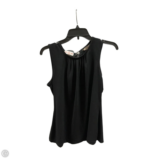 Top Sleeveless By Banana Republic In Black, Size: S