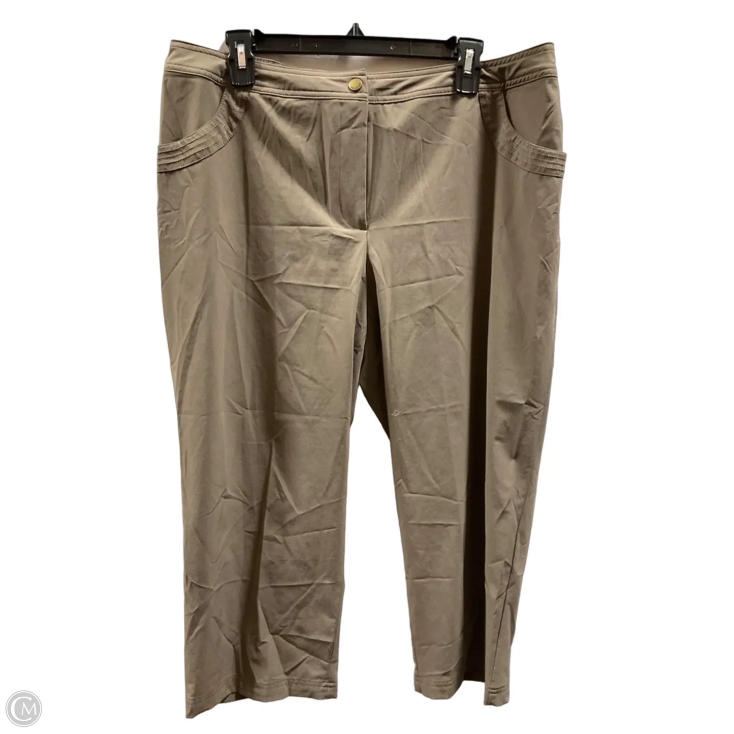 Athletic Pants By Zenergy By Chicos In Beige, Size: 12