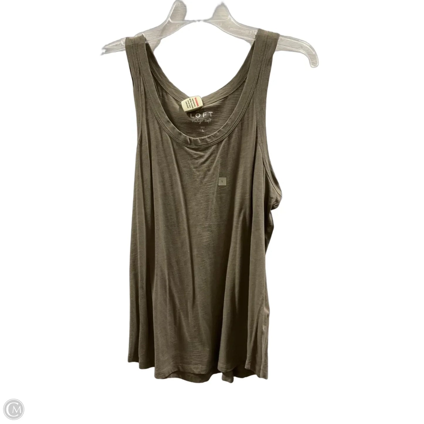 Tank Top By Loft In Brown, Size: L