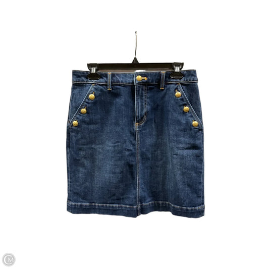 Skirt Midi By Talbots In Blue, Size: 6