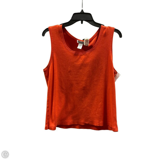 Tank Top By Chicos In Orange, Size: Xl