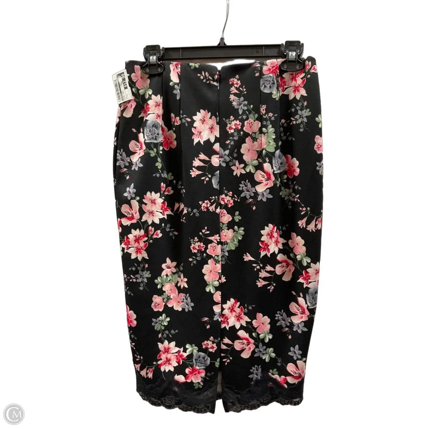 Skirt Midi By Express In Floral Print, Size: 8