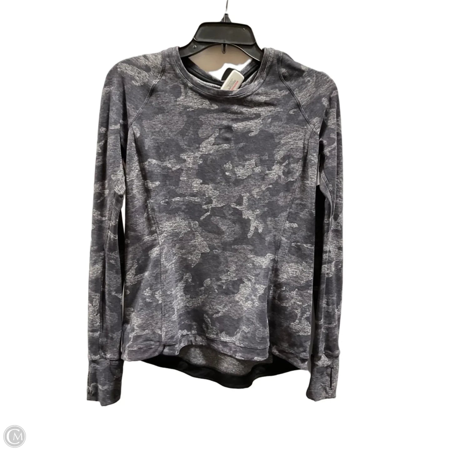 Athletic Top Long Sleeve Crewneck By Lululemon In Grey, Size: 10