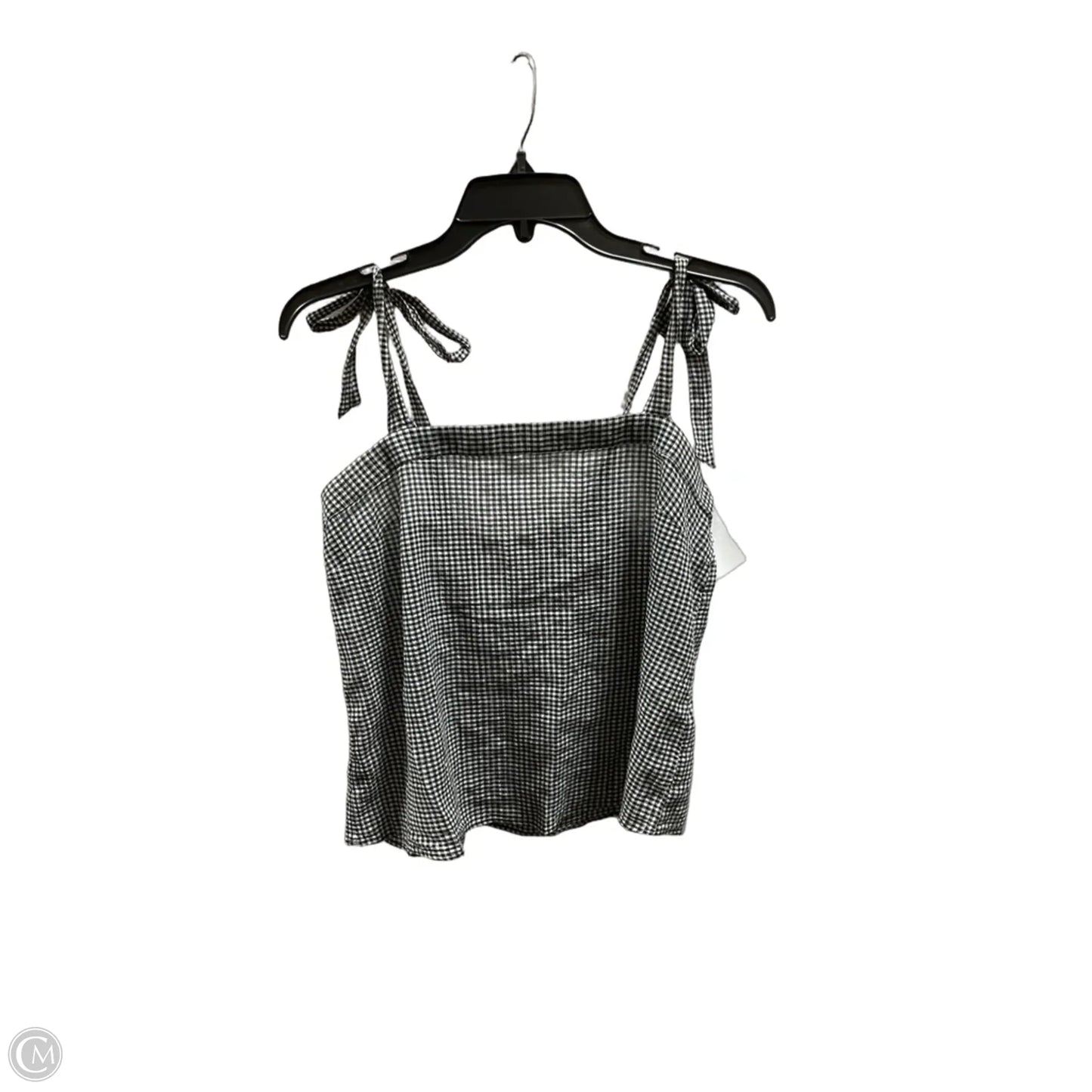 Top Sleeveless By J. Crew In Checkered Pattern, Size: S