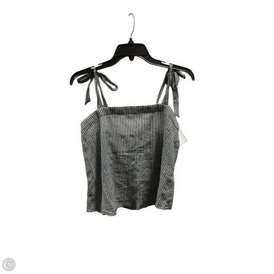 Top Sleeveless By J. Crew In Checkered Pattern, Size: S