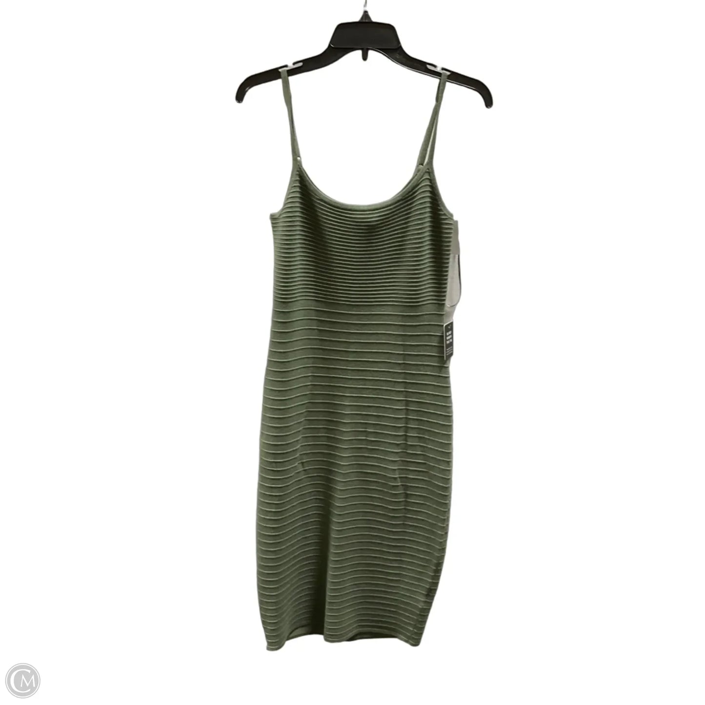 Dress Casual Midi By Express In Green, Size: M