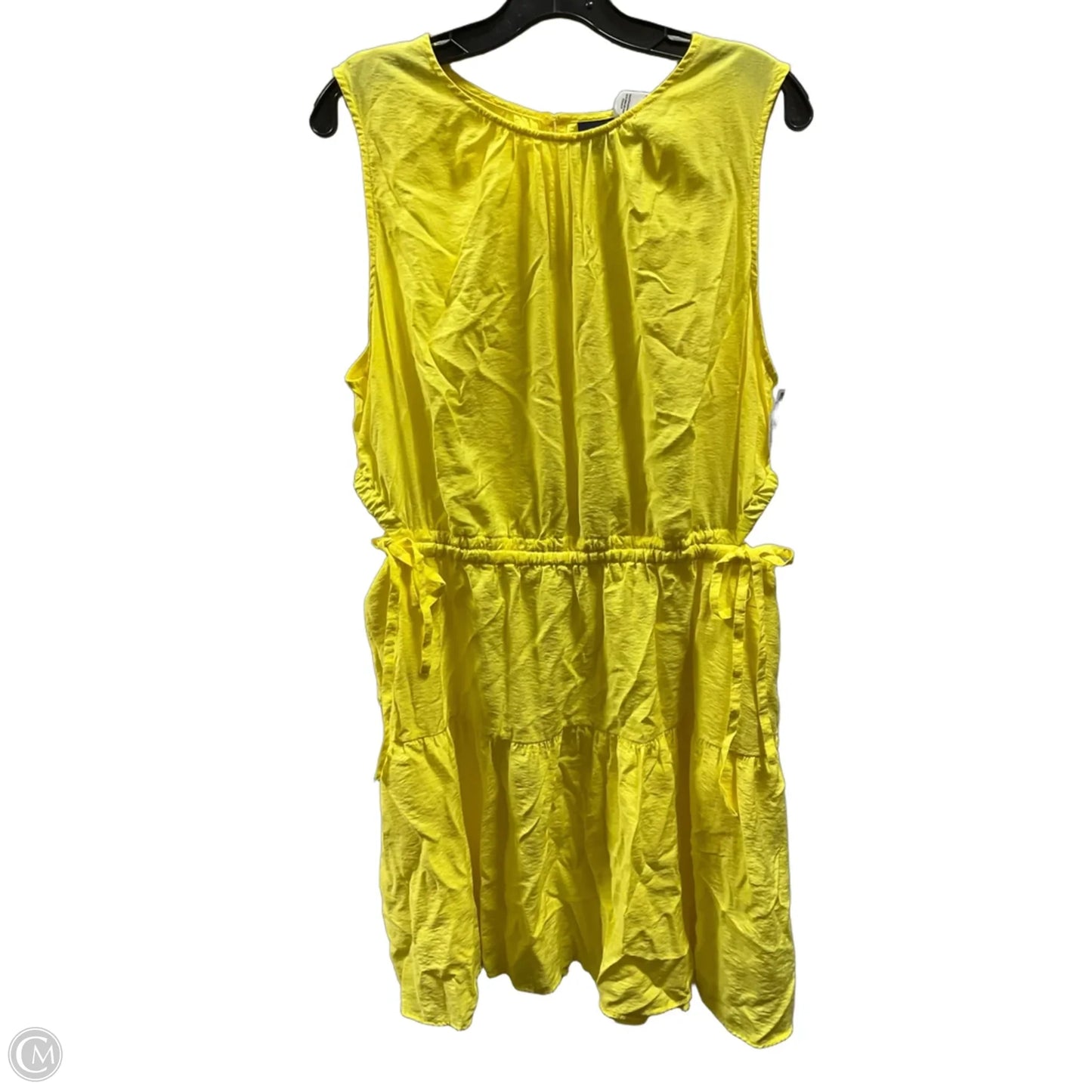Dress Casual Midi By Gap In Yellow, Size: Xl