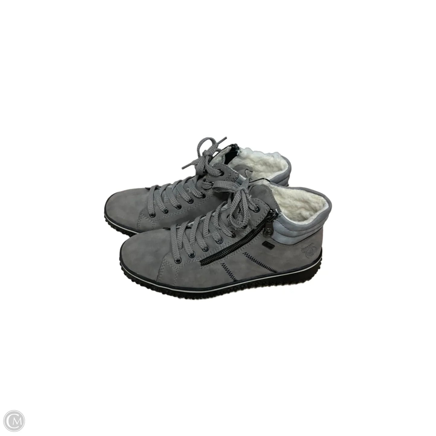 Boots Ankle Flats By Cmb In Grey, Size: 10