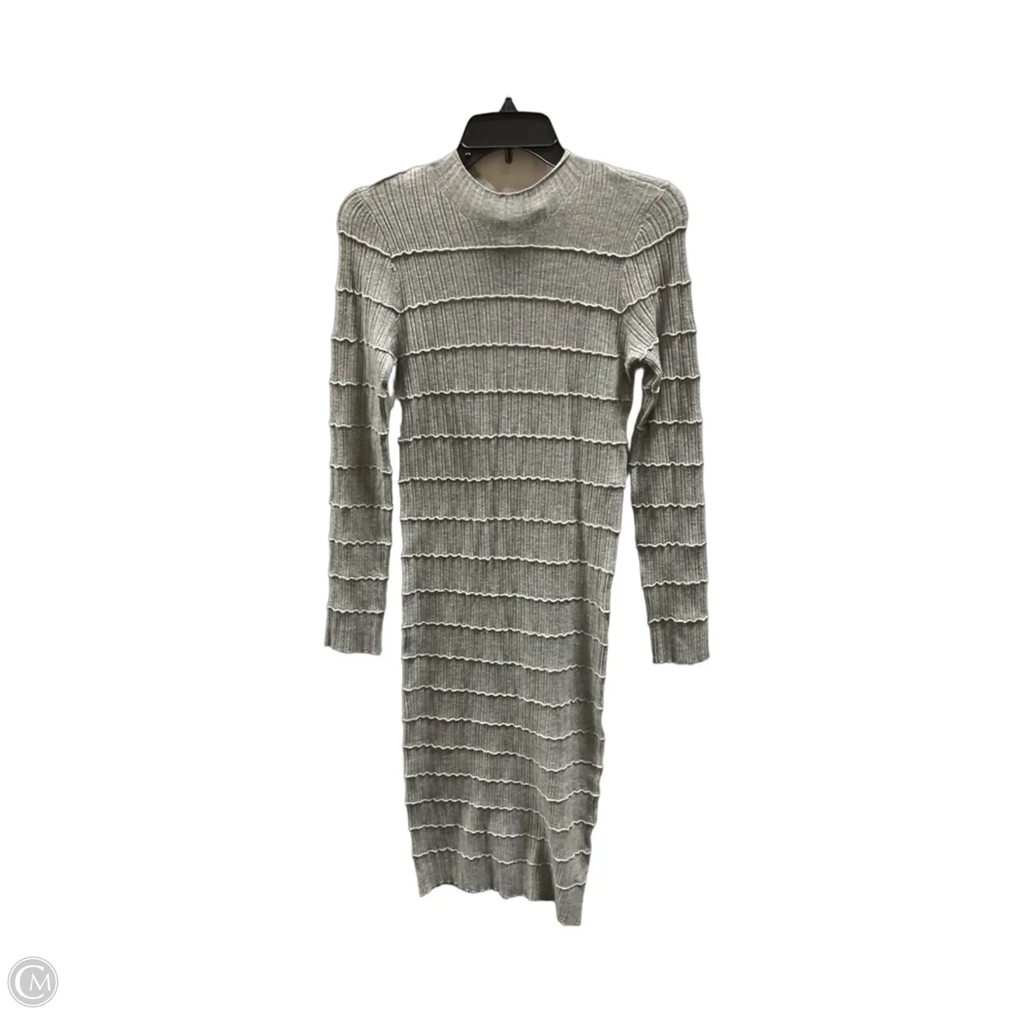 Dress Casual Midi By Vero Moda In Grey, Size: S
