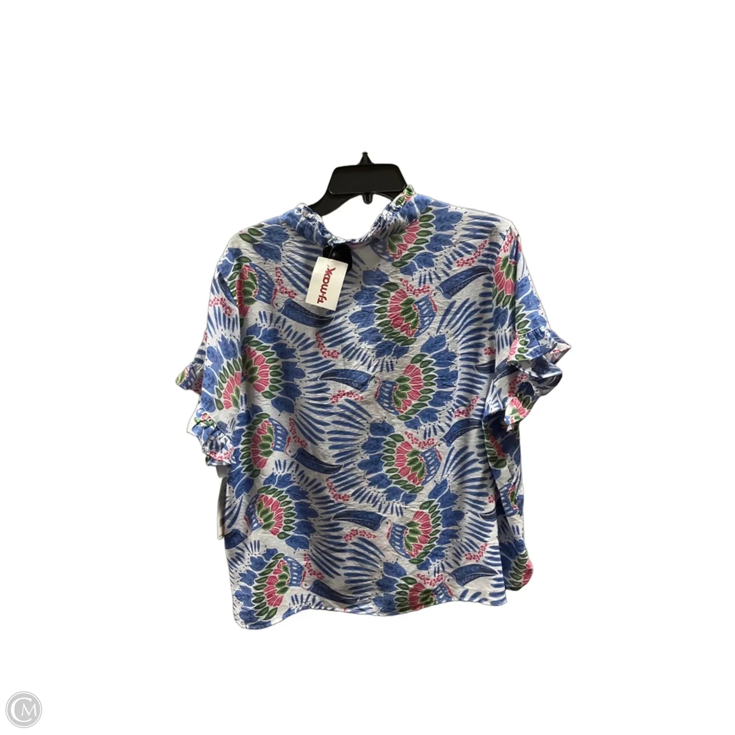 Top Short Sleeve By Counterparts In Blue, Size: Xl